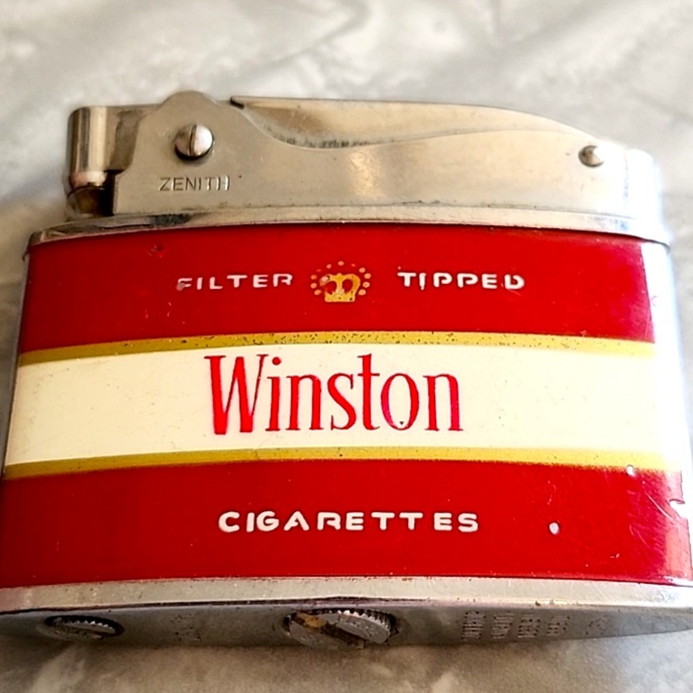 Vintage Collectable 1950’s Winston Cigarette Lighter in Working Condition (EUC)